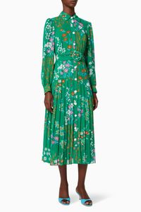 Tara Pleated Shirt Dress