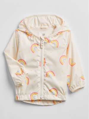 Baby Recycled Rainbow Graphic Windbuster Baby Recycled Rainbow Graphic Windbuster