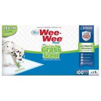 Four Paws Wee-Wee Grass-Scent Pads 100 Count Box