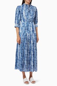Tie Dye Tiered Dress