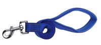 Nobleza Dog Leash W reflective Stripe Blue