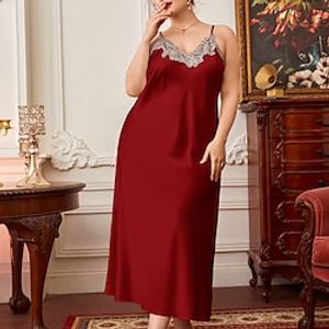 Adults' Pajamas Nightwear Solid Color Onesie Pajamas Fashion Casual Daily Ice Silk Cosplay For Women's Valentine's Day Animal Sleepwear Cartoon Lightinthebox