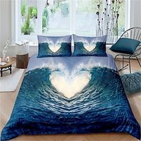 Ocean Duvet Cover Set Quilt Bedding Sets Comforter Cover,Queen/King Size/Twin/Single/(Include 1 Duvet Cover, 1 Or 2 Pillowcases Shams),3D Prnted miniinthebox Ocean Duvet Cover Set Quilt Bedding Sets Comforter Cover,Queen/King Size/Twin/Single/(Include 1 Duvet Cover, 1 Or 2 Pillowcases Shams),3D Prnted miniinthebox