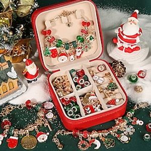 Beaded Children's Toys Handmade DIY Materials Girls' Gifts Kindergarten Girls' 6 Bracelets Princess Wearing Beads Lightinthebox