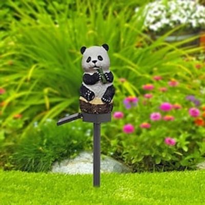 Outdoor Solar Panda Lights Solar Powered LED Lovely Panda Light Waterproof Resin Garden Decorative Lighting Lamp for Garden Landscape Camping Patio Lawn Yard Pathway Porch Backyard Decor Lightinthebox Outdoor Solar Panda Lights Solar Powered LED Lovely Panda Light Waterproof Resin Garden Decorative Lighting Lamp for Garden Landscape Camping Patio Lawn Yard Pathway Porch Backyard Decor Lightinthebox