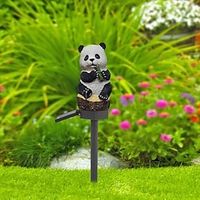 Outdoor Solar Panda Lights Solar Powered LED Lovely Panda Light Waterproof Resin Garden Decorative Lighting Lamp for Garden Landscape Camping Patio Lawn Yard Pathway Porch Backyard Decor Lightinthebox - thumbnail