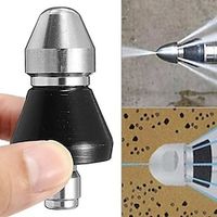 1pc Sewer Cleaning Tool High-pressure Nozzle High Pressure Pipe Dredging Cleaning Nozzle Washer Sewer 6 Jet Nozzle Washing Machine, 14 Lightinthebox - thumbnail