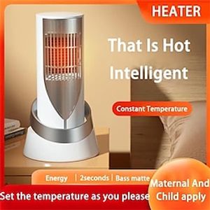 1200W Portable Electric Room Heater PTC Calefactor Electrico Bajo Consumo Two Gear Adjustable 220V/110V Home Desk Fan Air Heater miniinthebox