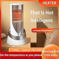 1200W Portable Electric Room Heater PTC Calefactor Electrico Bajo Consumo Two Gear Adjustable 220V/110V Home Desk Fan Air Heater miniinthebox - thumbnail