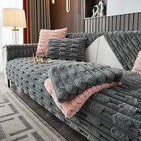 Sofa Mat Cover Cotton Anti-Slip Couch Seat Slipcover for Sectional Armchair Loveseat 4 or 3 Seater L Shape for Dogs Cats Lightinthebox - thumbnail
