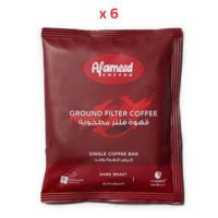 Alameed American Filter Coffee Dark Roast 14G Pack Of 6