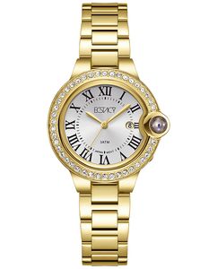 Ecstacy Women's Analog White Dial Watch E22504-GBGW