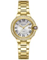 Ecstacy Women's Analog White Dial Watch E22504-GBGW