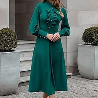 Retro Vintage 1950s Dress Women's Carnival Daily Wear Dress Lightinthebox