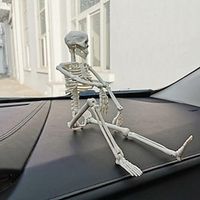 Halloween Car Dashboard Decorations Cartoon Funny Skull Creative Car Ornaments miniinthebox - thumbnail