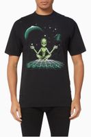 Wellness Distressed Box Cotton T-Shirt - thumbnail