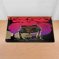 Rectangle Area Rugs Hand Tufted Flannelette Non Skid Halloween Skull Halloween Skull miniinthebox - thumbnail