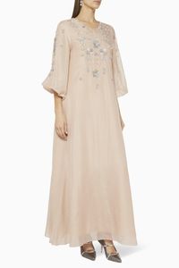 Embellished Organza Kaftan