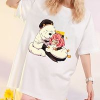 Inspired by SPY×FAMILY Anya Forger Bond Forger T-shirt Anime 100% Polyester Anime Harajuku Graphic Kawaii T-shirt For Men's  Women's  Couple's Lightinthebox - thumbnail