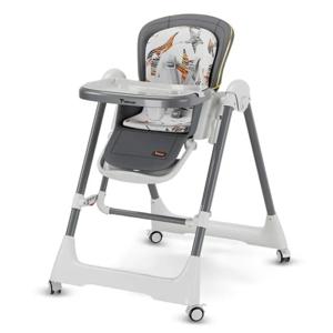 Teknum 5-IN-1 Swing With High Chair With Lockable wheels - Grey TK_HC3_GY