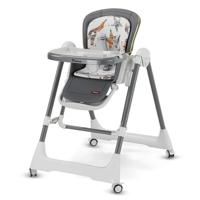 Teknum 5-IN-1 Swing With High Chair With Lockable wheels - Grey TK_HC3_GY