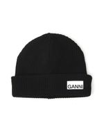 Black Wool Hat - thumbnail