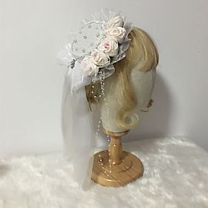 Lolita Flower Girl Hair Accessories Flat Hat Party Sweet Little Top Hat Headdress Eclectic Flower Accessories Lightinthebox