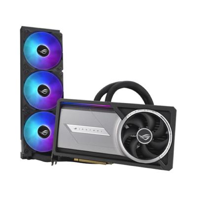 Asus ROG Astral Liquid Cooled GeForce RTX 5090 OC Edition ARGB Graphics Card, GDDR7 32GB 512-bit Memory, HDMI 2.1b & DP 2.1b Outputs, PCI Express 5.0, 2610 MHz Core Clock, 28 Gbps Memory Clock