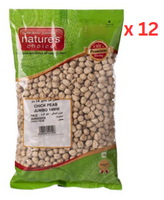 Natures Choice Chick Peas Jumbo, 14 mm, 1 kg Pack Of 12 (UAE Delivery Only)