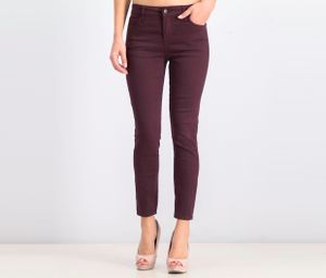 Womens Skinny Pants  Burgundy