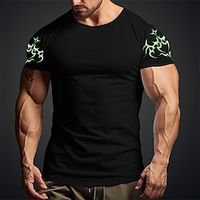 Graphic Totem Daily Designer Retro Vintage Men's 3D Print T shirt Tee Sports Outdoor Holiday Going out T shirt Blue Red  White Purple Short Sleeve Crew Neck Shirt Spring  Summer Clothing Apparel S Lightinthebox - thumbnail
