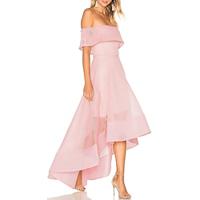 A-Line Cocktail Dresses Vintage Dress Wedding Guest Tea Length Short Sleeve Off Shoulder Organza with Strappy 2024 Lightinthebox - thumbnail