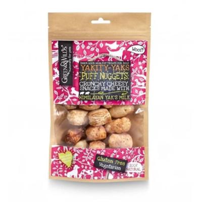 Green & Wilds Yakity Yak Puff Nuggets Dog Treats 75G Green & Wilds Yakity Yak Puff Nuggets Dog Treats 75G