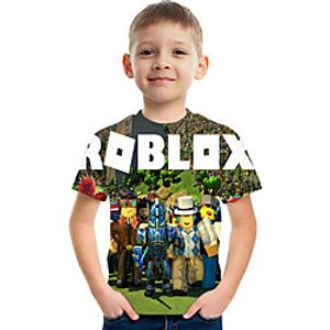 Kids Boys' T shirt Tee Short Sleeve Anime Graphic Rainbow Children Tops Summer Active Fashion Streetwear 3-12 Years Lightinthebox