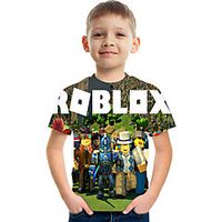 Kids Boys' T shirt Tee Short Sleeve Anime Graphic Rainbow Children Tops Summer Active Fashion Streetwear 3-12 Years Lightinthebox - thumbnail