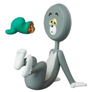 Medicom Toy Udf Tom And Jerry - Tom Frying Pan Head And Jerry Garden Hose Vinyl Figure