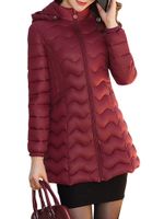 Casual Solid Color Women Thick Coats