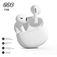 QCY T20 Wireless Earphones Bluetooth 5.3 Earbuds 68ms Low Latency 13mm Driver HIFI Headphones 4 MicsENC HD Call Semi-in-ear miniinthebox - thumbnail