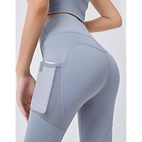 Women's Sporty Yoga Breathable Sports Daily Sweatpants Pants Solid Colored Ankle-Length Black Blue Purple Blushing Pink Gray miniinthebox - thumbnail
