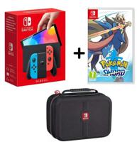 Nintendo Switch OLED Console with Pokemon Sword & Carry Case