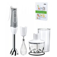 Braun BABY Multiquick Hand blender,Chopper + Baby Nutrition Guide (MQ535 CA GB) Braun BABY Multiquick Hand blender,Chopper + Baby Nutrition Guide (MQ535 CA GB)