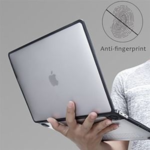MacBook Case Compatible with Macbook Air Pro 13.3 inch Hard Plastic Transparent Solid Color miniinthebox