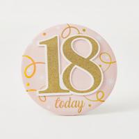 Age 18 Birthday Jumbo Badge