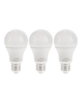 Osram Classic LED Bulb A60 Cool Day White Frosted Screw E27 Set of 3