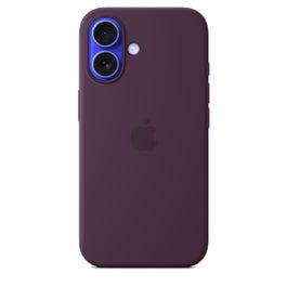 Apple iPhone 16 Silicone Case with MagSafe - Plum