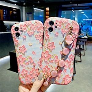 Phone Case For Apple Back Cover iPhone 12 Pro Max 11 SE 2020 X XR XS Max 8 7 Shockproof Dustproof Graphic Flower TPU miniinthebox