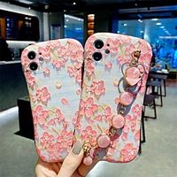 Phone Case For Apple Back Cover iPhone 12 Pro Max 11 SE 2020 X XR XS Max 8 7 Shockproof Dustproof Graphic Flower TPU miniinthebox - thumbnail