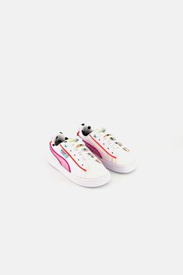 Toddlers Baby Girls Basket Sophia Webster Footwear  White Combo