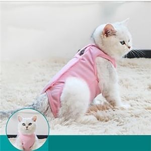 dog postoperative clothing Breathable Sterilization Clothing For Female Cats Weaning Clothing Anti Licking Clothing For Cats After Childbirth Available For All Seasons Cat Sterilization Clothing Lightinthebox