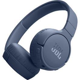 JBL Tune 520BT Wireless On-Ear Headphones, Pure Bass Sound, 57H Battery with Speed Charge, Hands-Free Call + Voice Aware, Multi-Point Connection, Lightweight and Foldable - Blue, (JBLT520BTBLUEU)